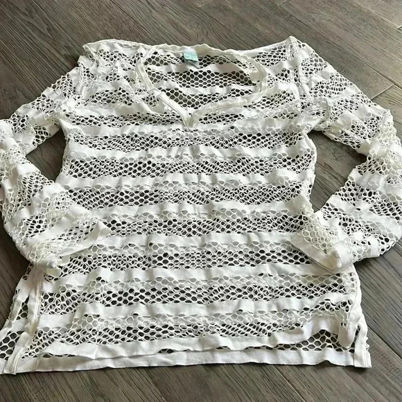 MOON Splash | White fish net bathing cover - Picture 2 of 7